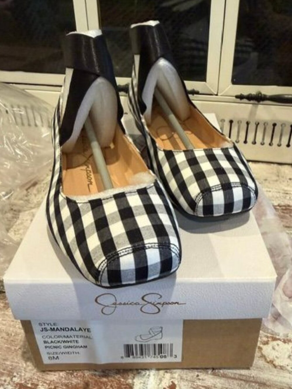 Women's Gingham Flats